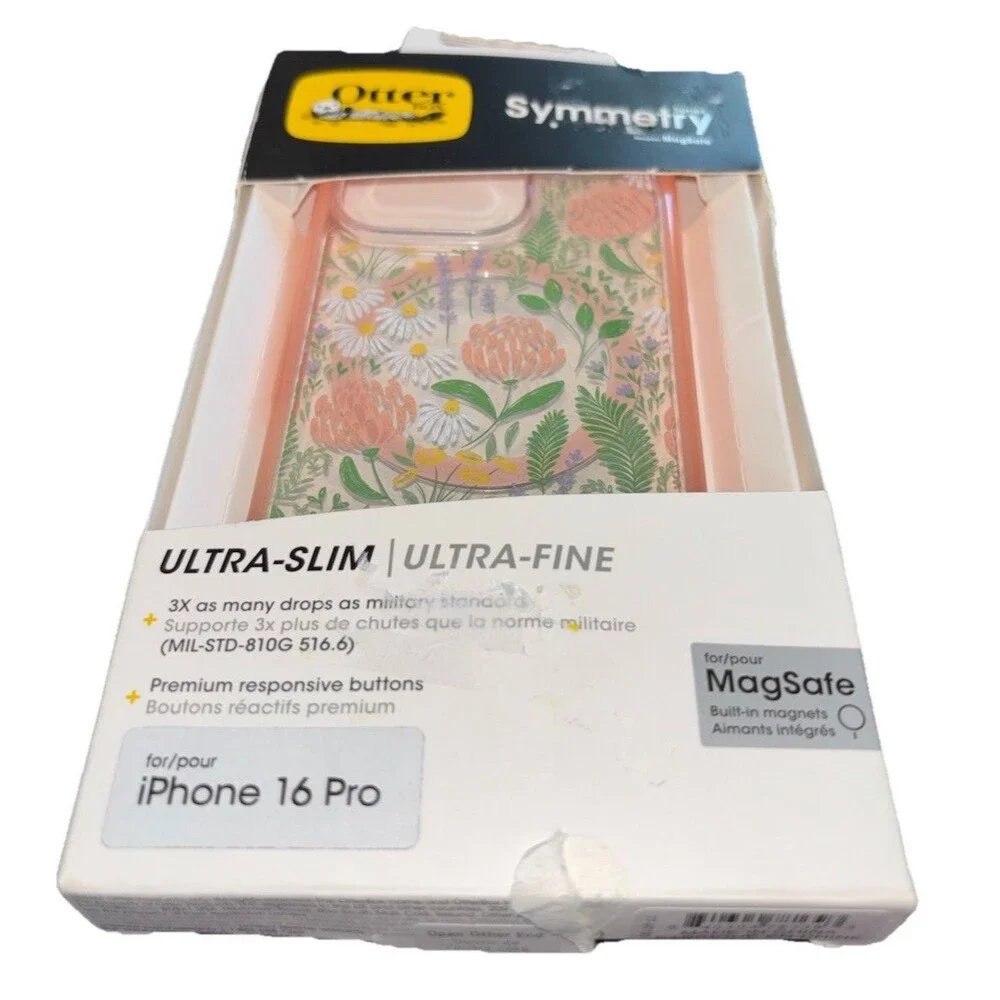 OtterBox Symmetry Series MagSafe Ultra-Slim Floral Case iPhone 16 Pro